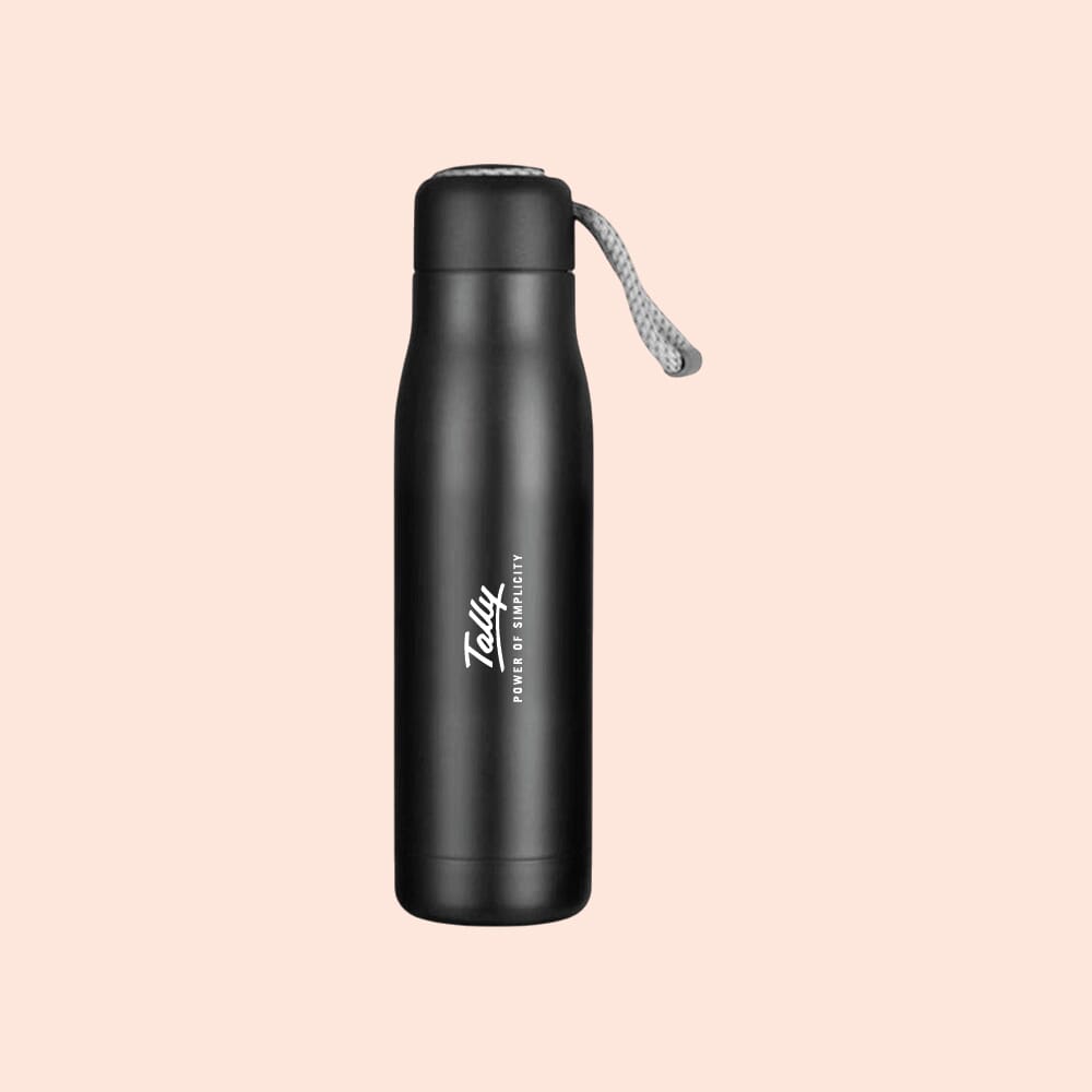 Sports Hot And Cold Bouble wall Flask - 500 ML - Black
